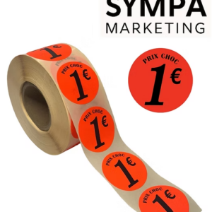 Stickers de prix 1000 autocollants